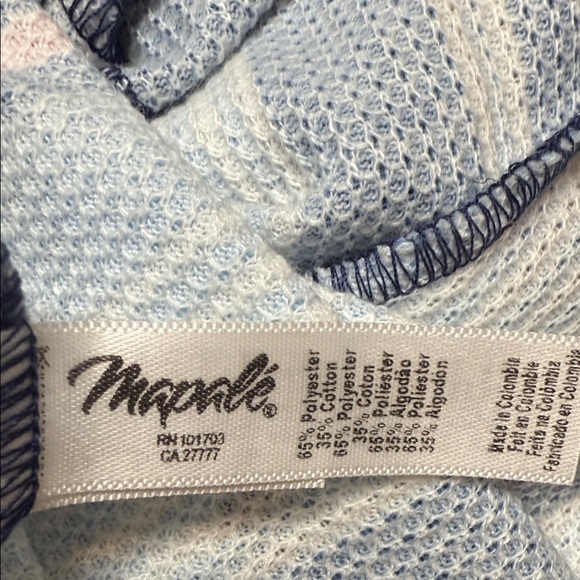 Striped Blue and Pink Romper - Picture 5 of 5